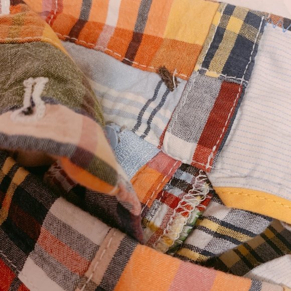 J. Crew patchwork skirt w/ *slight button damage* - Picture 6 of 7